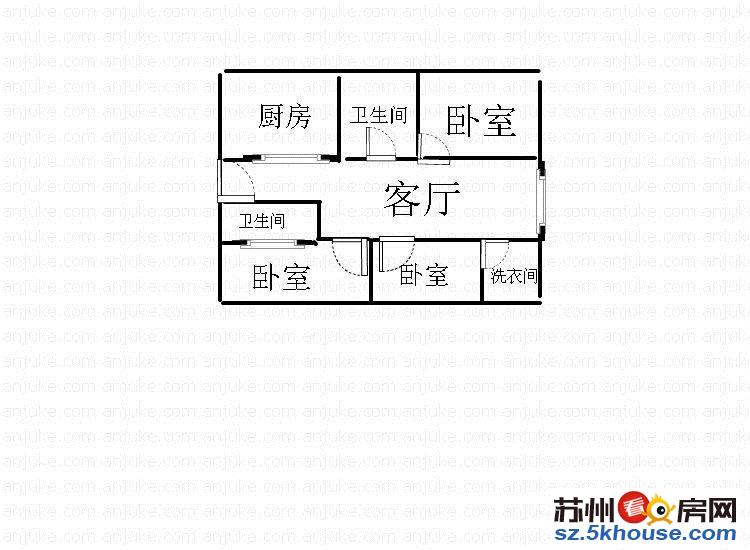 商城花苑 精装修3房2厅2卫 125平 送自行 满2年