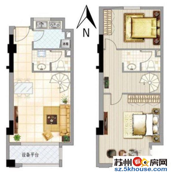 繁华地段高品质公寓配套成熟拎包入住近观前街临地铁现房