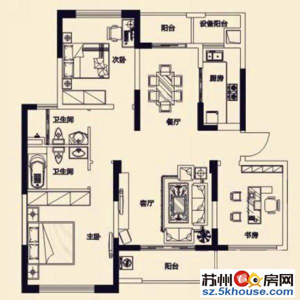 苏州周边  江南御园 单价8500元平 高铁学 区 应有尽有