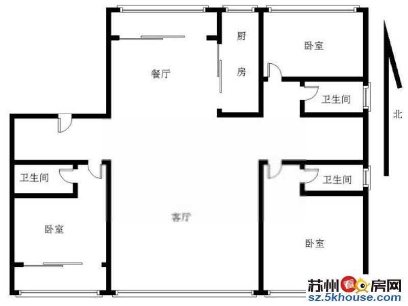 春在苑带30平露台正三房两卫 随时看房有钥匙 精装