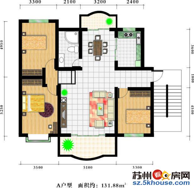 中市新村 76平精装修带阁楼 南北通透 繁华地段 产证齐全