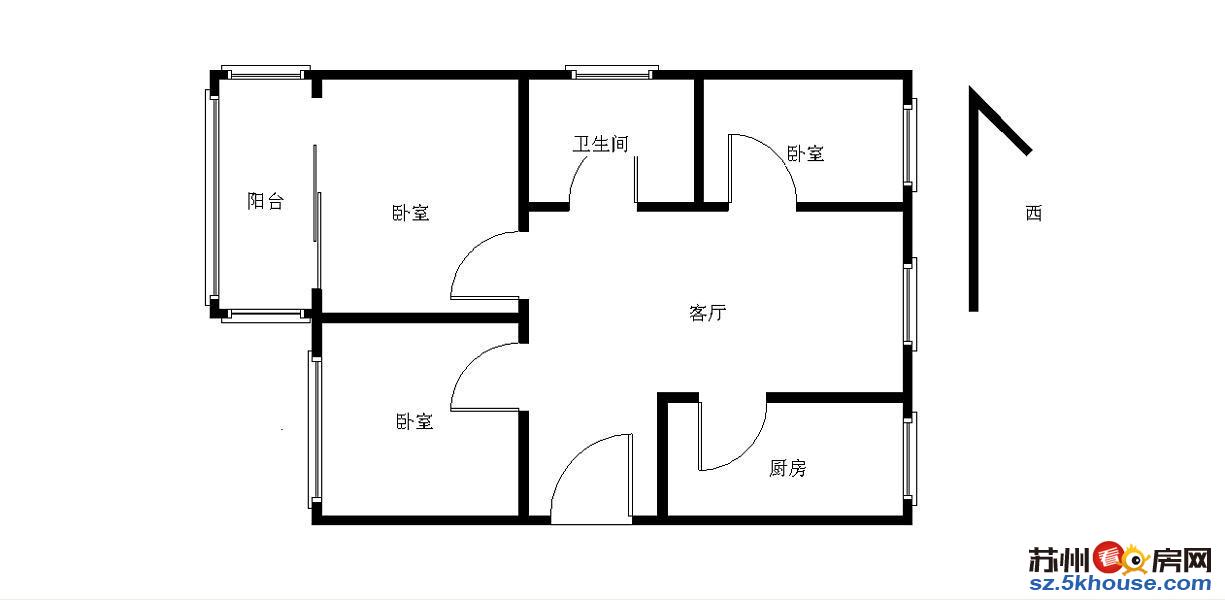 和润家园 精装小三房 南北通透 房东诚心售