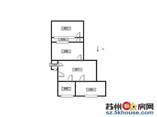 稀有南园南路 平直振华 简单装修带院子性价比高随时看