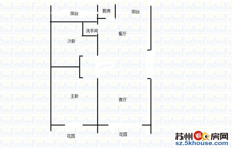 君诺锦绣江南精装三房家电全有厨房透亮拎包入住