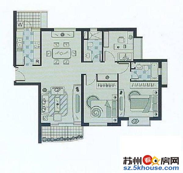 一线江景房首付18万學区房地铁2号线口