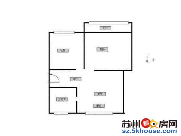 盘门公园 豪华装修两朝南 本人实拍视频 看房有钥匙 拎包入住