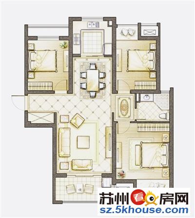 玉成家园精装大3房 三口之家 南北通透 交通方便房东换房出售