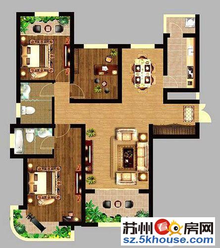 名人金谷园  下叠花园洋房 俩证齐全 全新毛坯