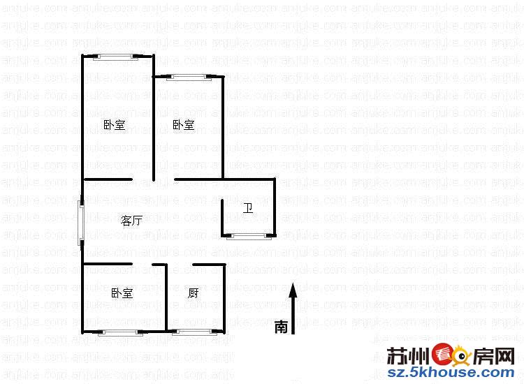 立达 象牙新村南北通透3房带合库 实拍图片 看房随时