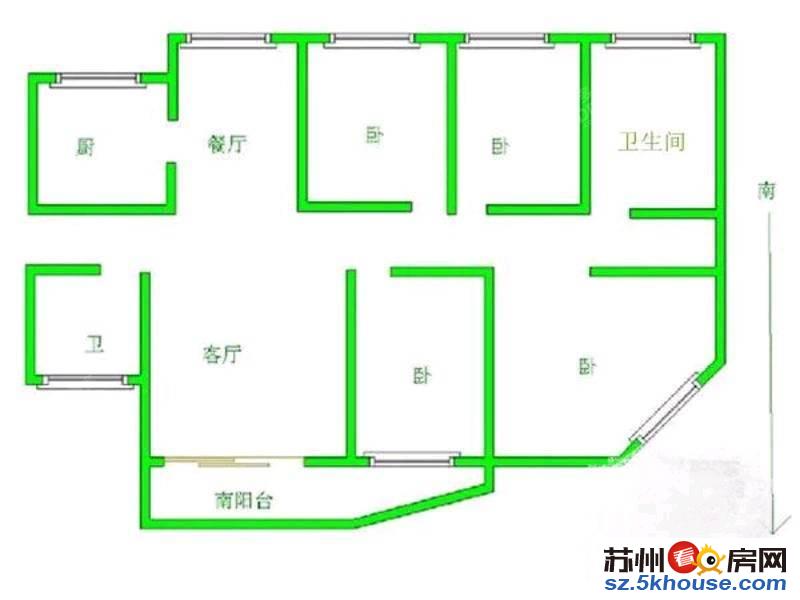 康锦苑成熟小区  三室两厅两卫  婚装  房东诚心出售