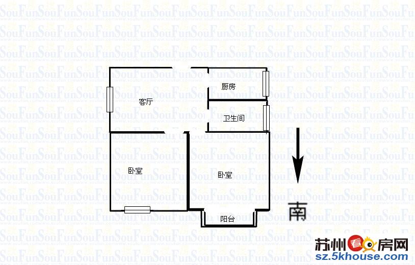 盘溪新村公交站台边  精装修  南北通透  急售