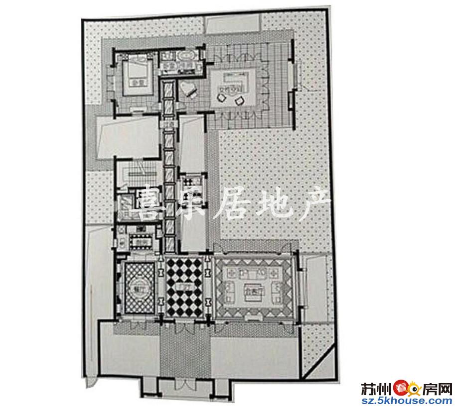 拙政园北豪华装修园林小区纯奢华别墅区稀数珍藏别墅