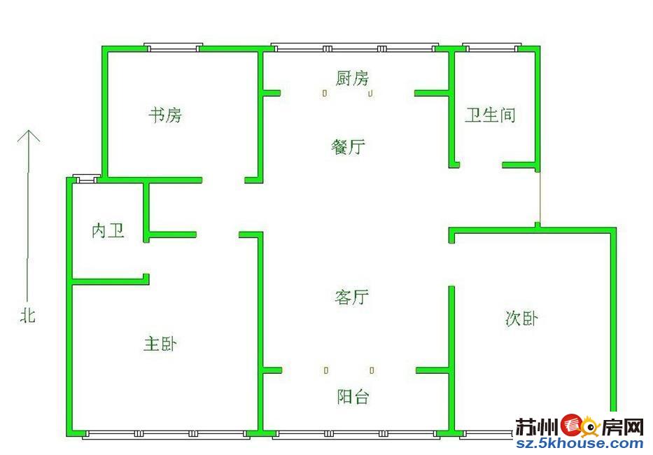 泰元家园 全新毛坯 通透大三房 房东诚心卖急售 随时看房