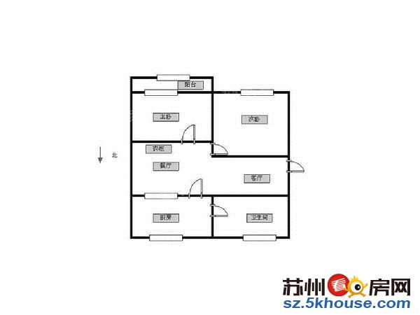 好房相门后庄 4楼单价1万82房朝南近地铁带城平江