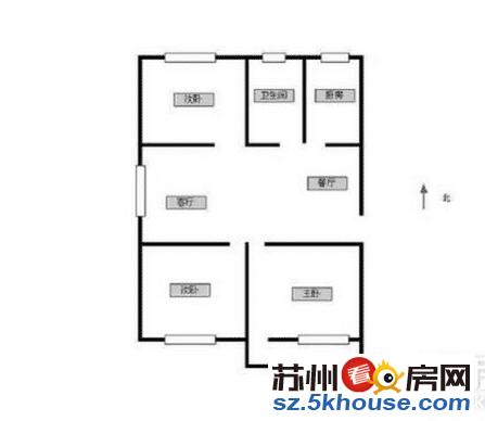 友新路425号 南北通透3房带2合库诚意出售 真实在售有钥匙