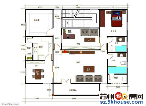 潘阳新村  3楼3底带院子 简装出租中 看中价格可小刀