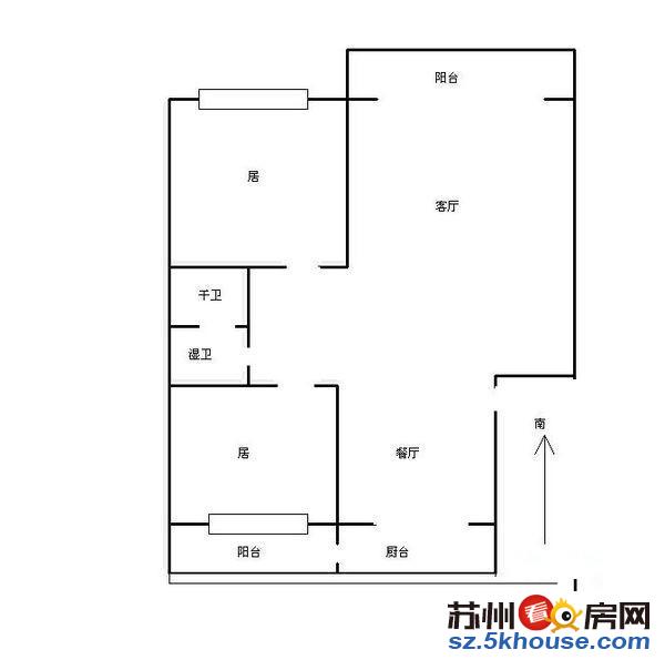 御苑家园 精装两房拎包入住 房东急卖南北通透无需社保