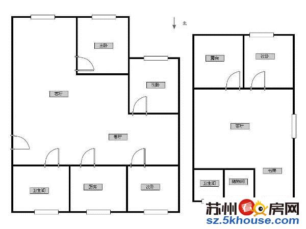 醋库巷校区 十梓街 平直振华校区可用 带阁楼精装修 拎包入住