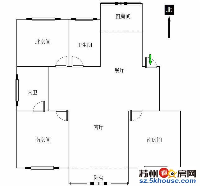 近观前 竹之苑 平齐花苑 精装三开间朝南 带买断汽独库