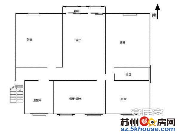 锦书清华满5年精装3房平江校区积分落户东环轻轨相门旁