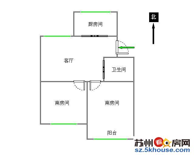 新上相门后庄 一楼南北双院子采光好 近地铁 带城实小平江