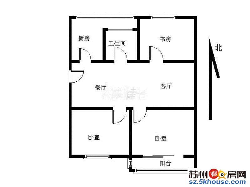 城西教师新村3房2厅90平普通装修南