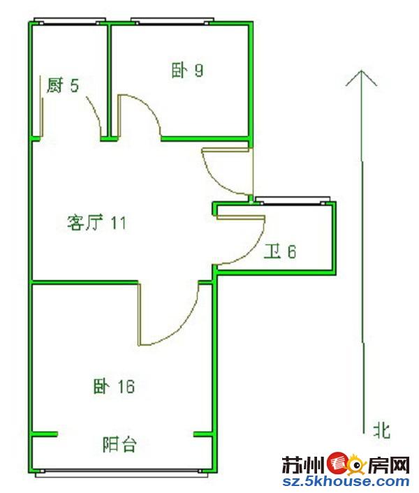 彩香一村四区双轻轨满2年精装两室小户楼层好诚售