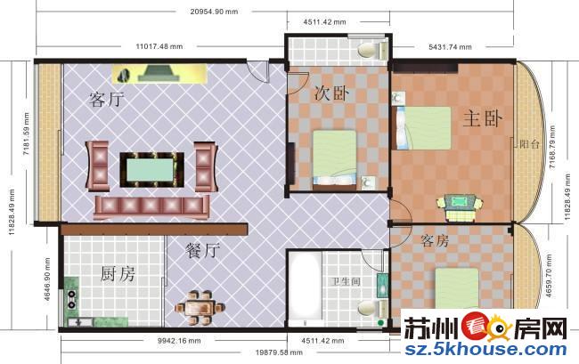 繁华地段 高品质售楼处精装新房南北通透近地鉄交通便利性价比高