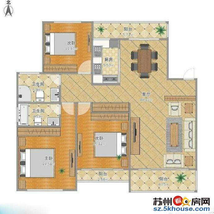 水乡佳景91平米精装房150万房源真实有效