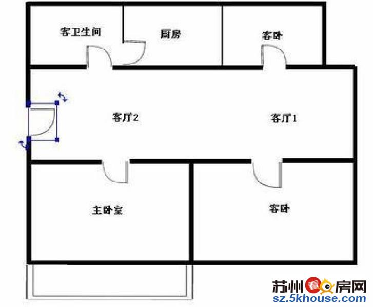 唐家巷观前街临顿路双塔瑞基翰林相门平江路蕴秀园沧实小精装3房