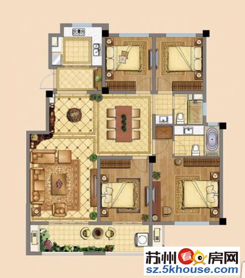 地铁口金枫路竹园路 拾锦香都 三开间朝南总高5层 洋房带电梯