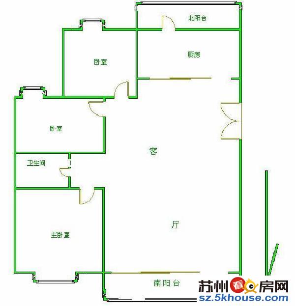 翠坊新村 3房 出租 看房有钥匙 图片真实