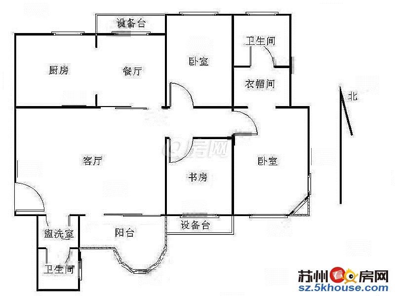 加城花园 星海可入学南北通透三房公摊少可改四房