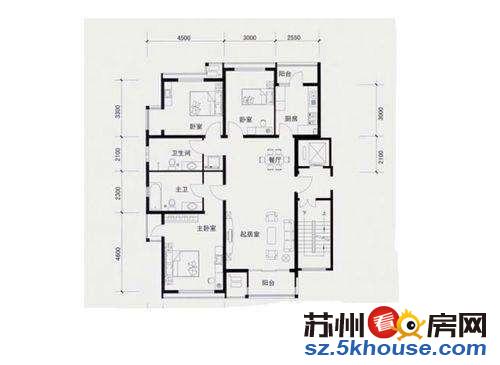 金御华庭满五唯一大2房97平采光通风杠杠的送自行20平