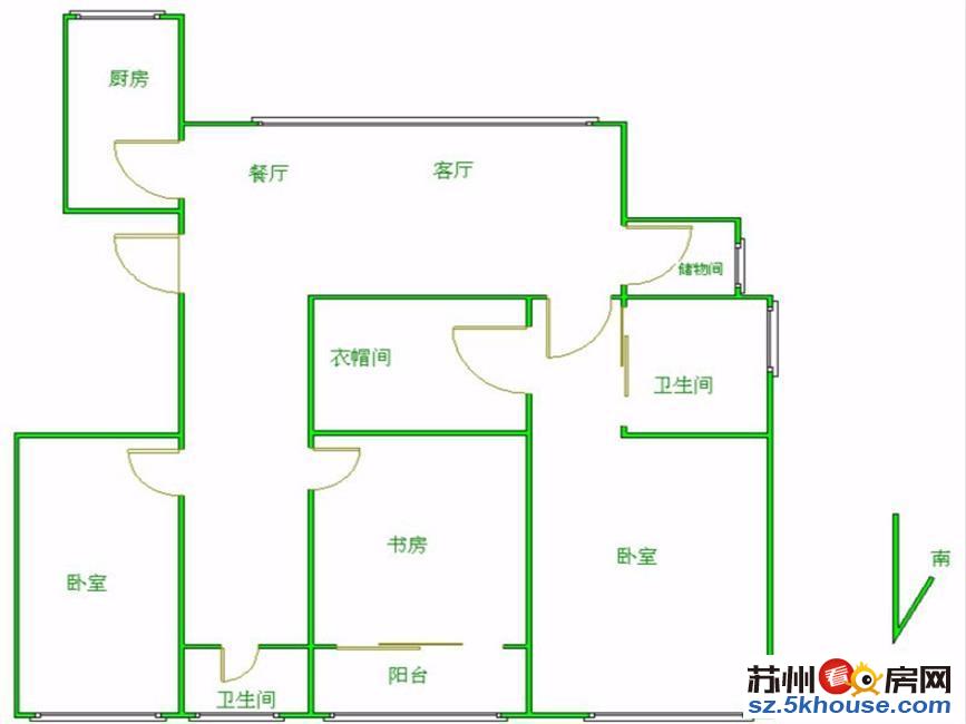 湖邑 满五无税 三房朝南 全天采光 附赠车位 豪华装修