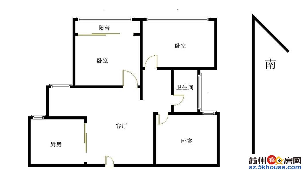 锦荷苑   小三房  南北通透  环境清雅  好房急售