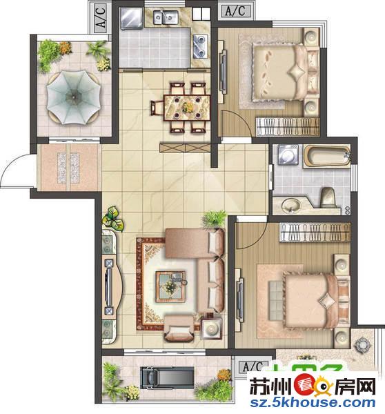 华园星城 精装三房 満五唯一省税 带车位 诚心出售