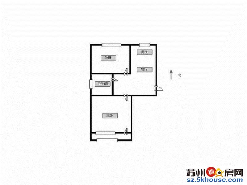 三元一村 近地铁 2楼 简装90万 拎包入住 随时看房 速来