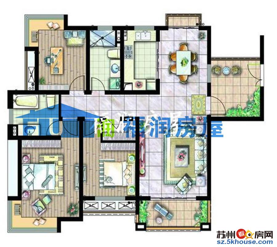 湖景房 送买断车位 全新婚装 采光无敌 户型方正 南北通透