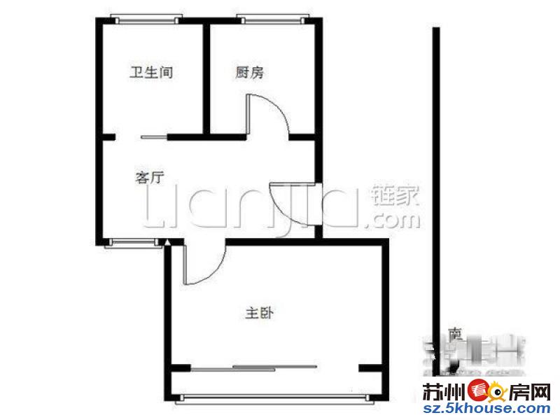 荷韵新村精装中户二楼房东靠斜塘