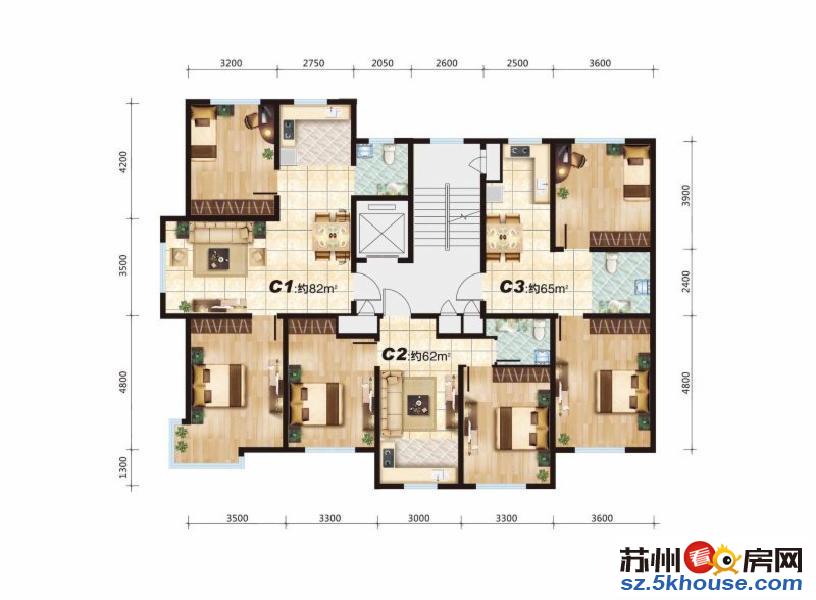 满五年 广枫苑三楼 自住大三房 送独库 碧波校区 中间位置