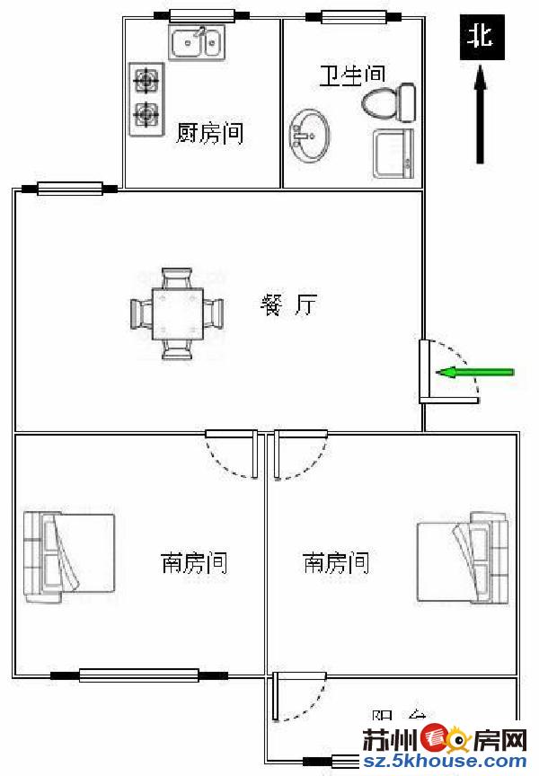 新上沧实小本部 振华 南石皮弄 3楼复式 全明户型130平