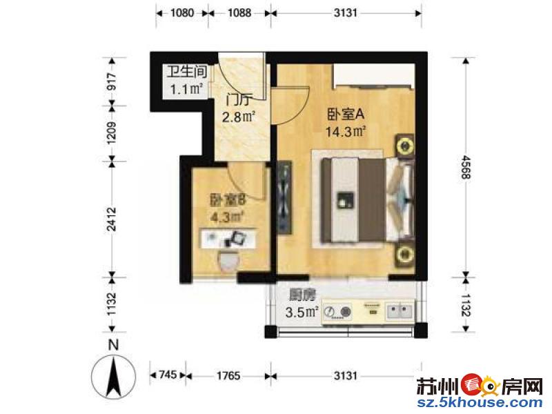 人民路三元坊地铁2号线 书院巷 苏高中陪读好房佳安别院