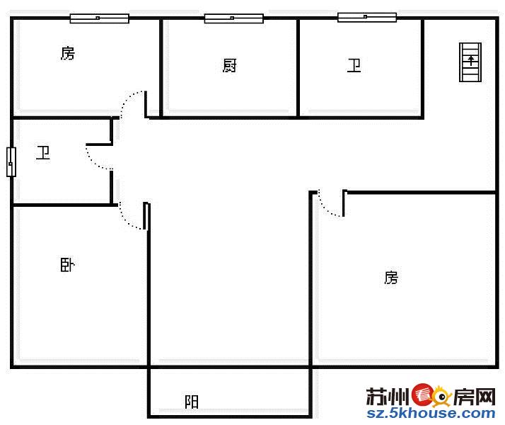 浒墅人家一区精装三房 顶带阁学 位未用 家电家具全留急售