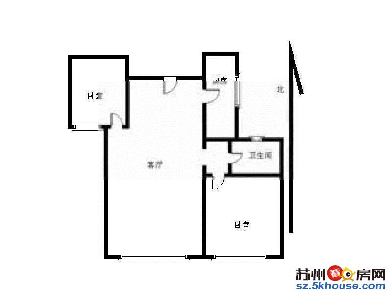 天虹旁 彩香一村四区 胡家浜 两房精装 房东自住装修