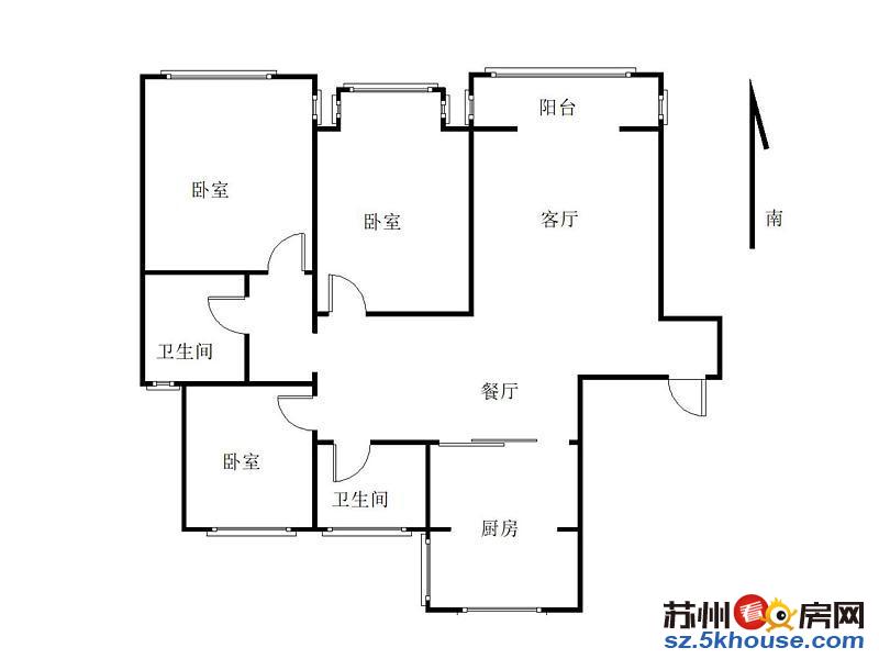 新上精装三房 星海學区可用 采光好 自住保养好 房东急售