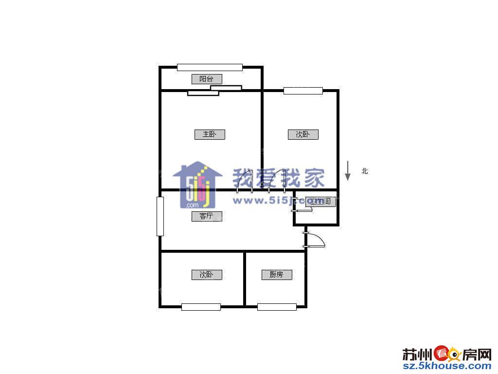 立达 劳动路沿线  姑香苑 房龄新 五楼复式老式装修