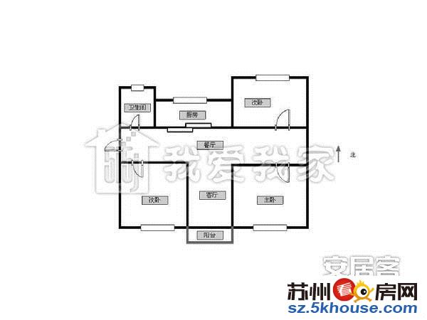 低于市场价6万华通一区小户三楼毛坯带大学曲未用