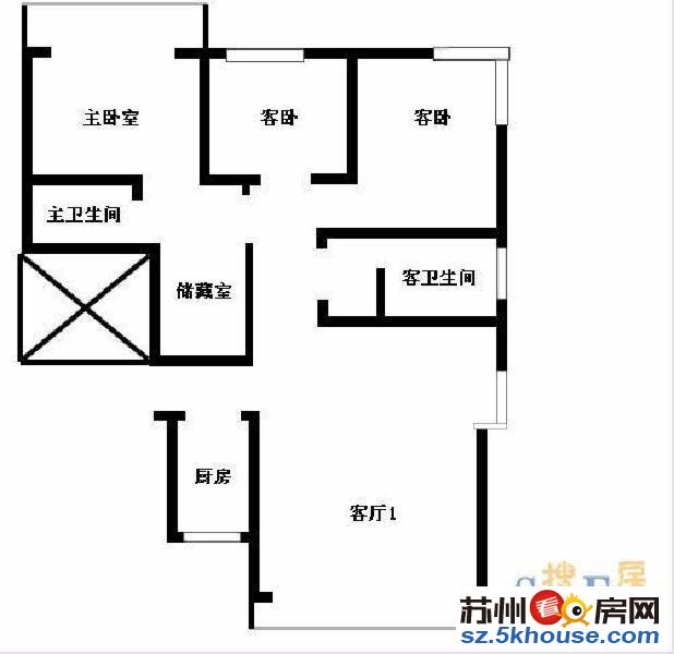 押一付一枫桥路来客茂 新元二村 精装四室 拎包入住干净整洁