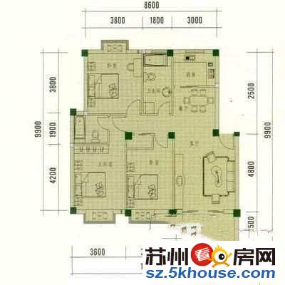 双实验本部学校豪华装修大平层4开间朝南不要错过